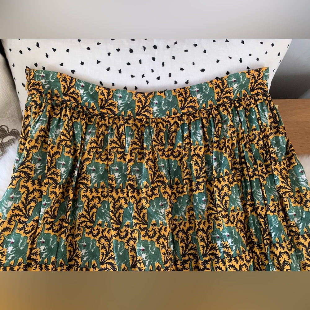 J. Crew Ratti Elephant Print Skirt - Picture 3 of 5